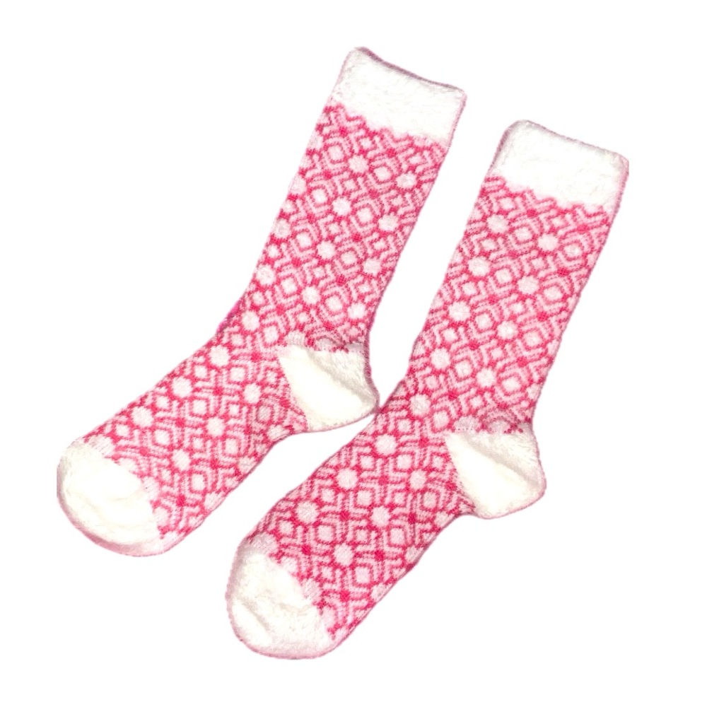 NWT LILLY PULTIZER SOCKS PINK & WHITE
